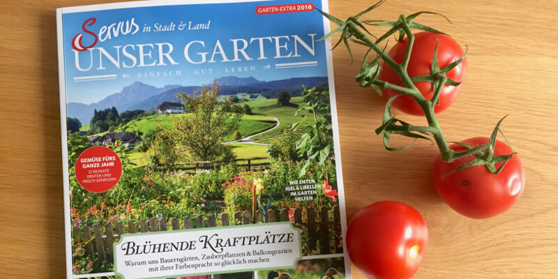 Servus Magazin Unser Garten Garten-Extra Servus in Stadt und Land Paradeiser Tomaten AbHof bio